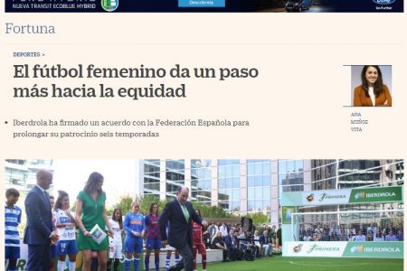 Cinco Días. El fútbol femenino da un paso más hacia la equidad