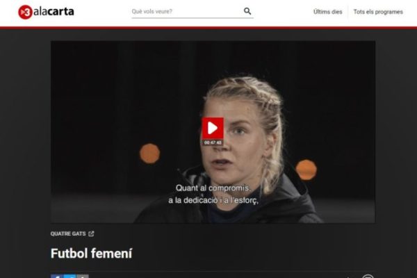 Cuatro Gatos. Documental de Fútbol Femenino con Mar Mas