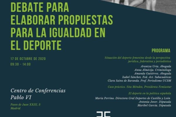 Jornada: elaborar propuestas para la Igualdad en el Deporte