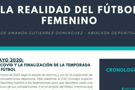 La realidad del fútbol femenino hoy. Amanda Gutierrez