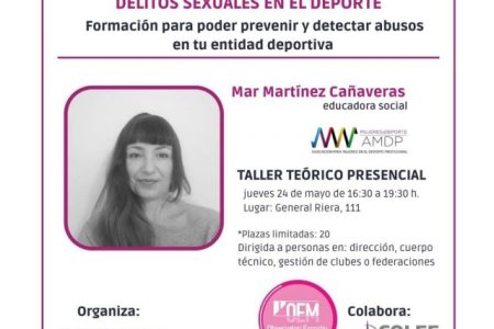 Mallorca. Taller de prevención de delitos sexuales en el deporte. Mar Martínez