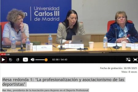 I Congreso Internacional de (Des)igualdades en el Deporte. uc3m. Mesa redonda
