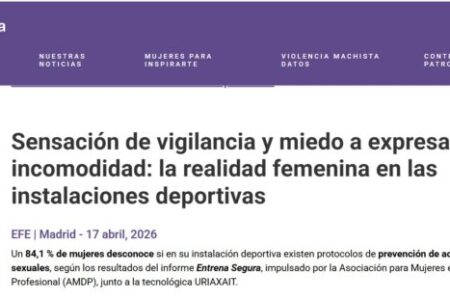 EFE. Sensación de vigilancia y miedo a expresar la incomodidad: la realidad femenina en las instalaciones deportivas